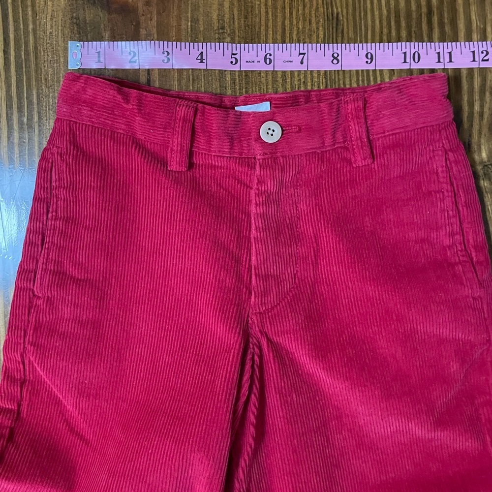 Vineyard Vines Red Corduroy Pants Adjustable Waist Boy 5 - Picture 9 of 13
